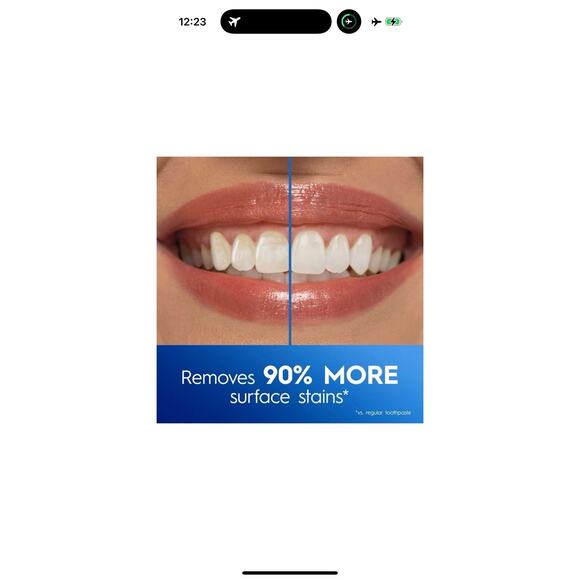 Crest 3D White Advanced Radiant Mint Toothpaste Lot of 4 Travel 2.4 oz Exp 2027 - Picture 4 of 8